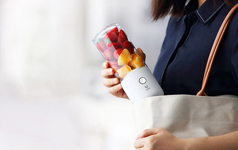 XIAOMI MIJIA VIOMI блендер Электрический кухонный миксер соковыжималка фруктовая чашка маленький портативный мини кухонный комбайн 45 секунд быстрая отжимание сока