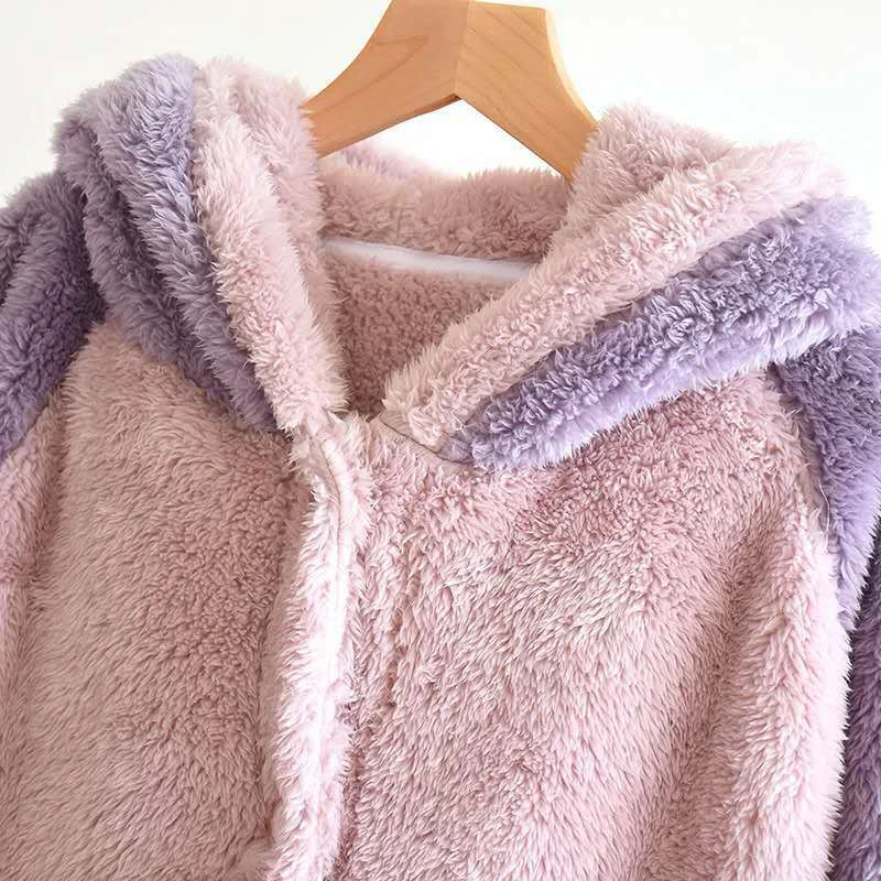 

2020 Autumn Winter New Thicken Women Warm Soft Flannel Coral Fleece Long Bath Robe Women Bathrobe Dressing Gown Robes