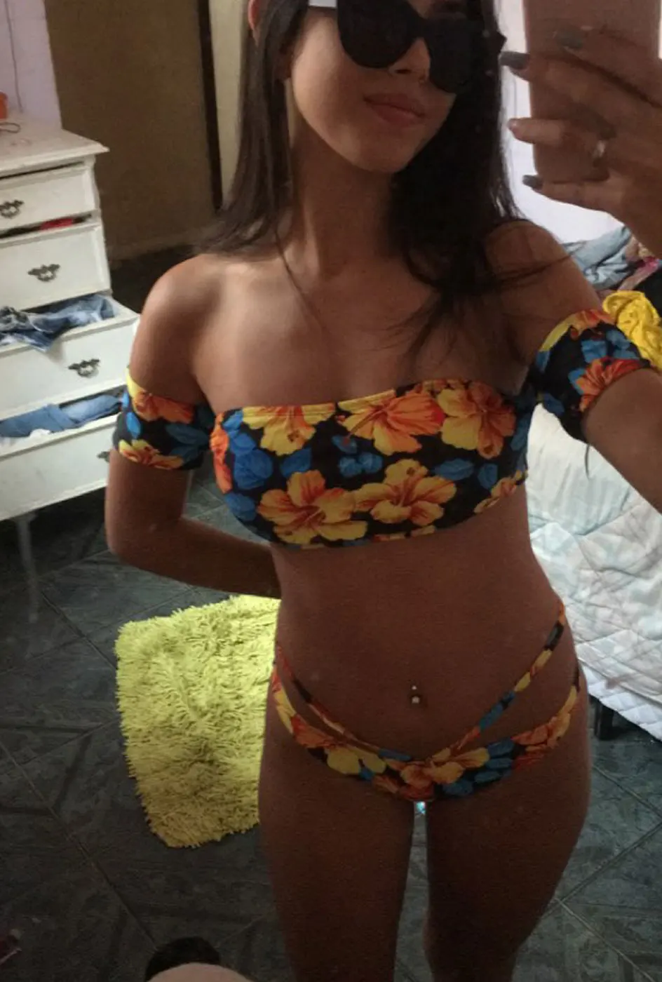 Sexy Women One Shoulder Bikini Female Bather High Waist Swimsuit Brazilian Bathing Suit Swimming Woman Swimwear
