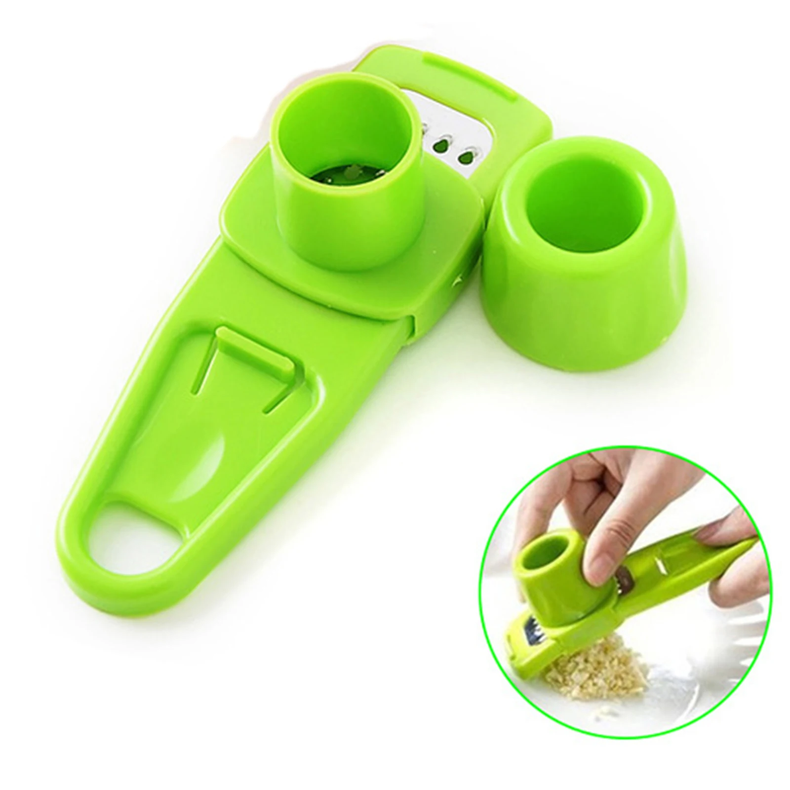 

Garlic Press Fruit And Vegetable Tools Curved Design 1PC Household Easy To Use Kitchen Accessories Supplies Gadgets Stainless