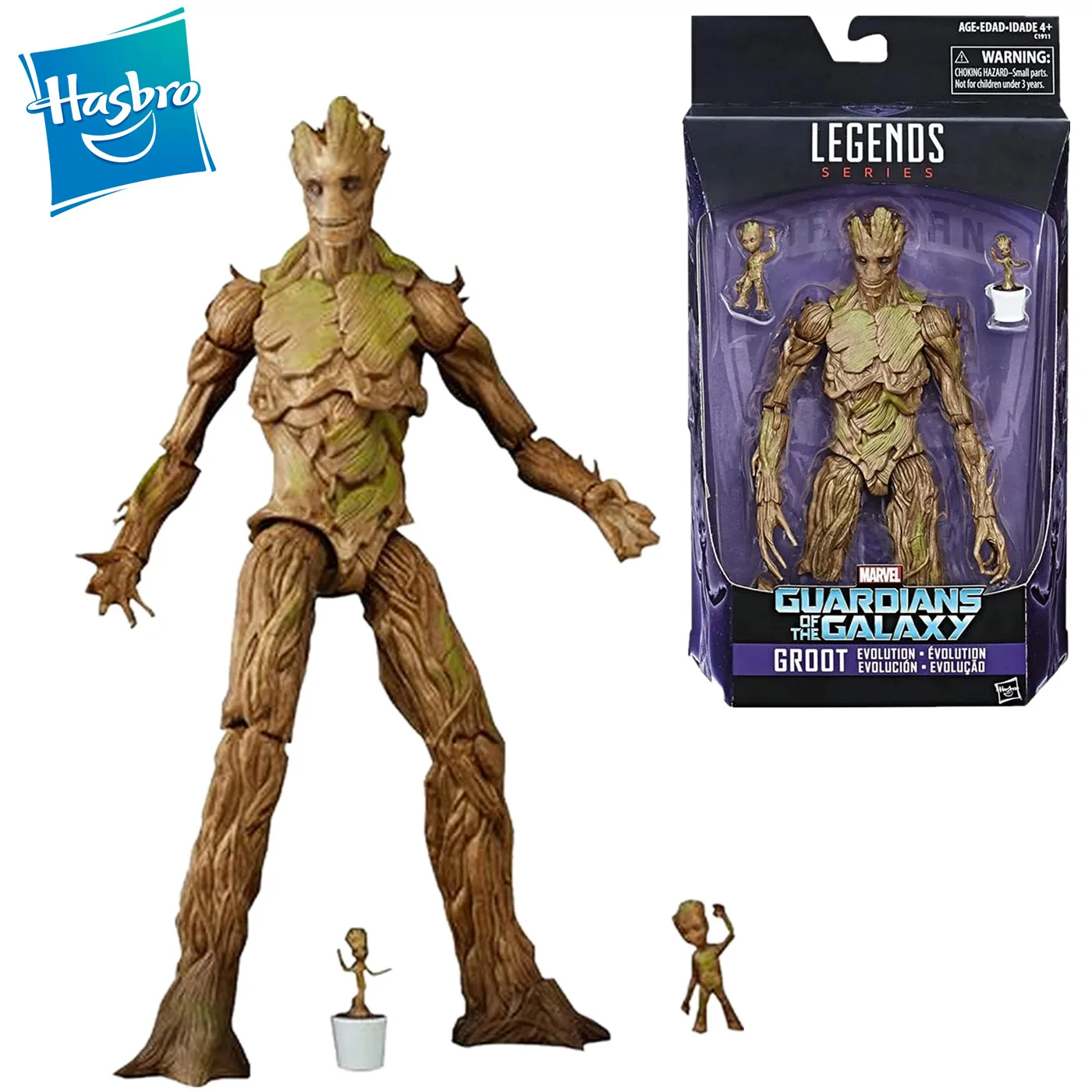 

Hasbro Marvel легенды стражи Галактики эксклюзивная экшн-фигурка Грут модель игрушка 6 дюймов коллекционная игрушка подарок