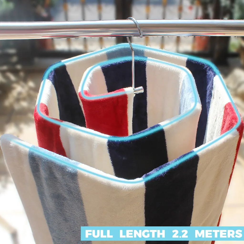 Сушилка в форме спирали вешалка вращающаяся для хранения одеял удобного улицы