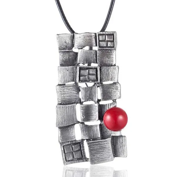 Red Pearl Модные ювелирные изделия в стиле бохо, подарки для женщин, колье, начальная длинная цепочка, готическое персонализированное массивное ожерелье из бисера на заказ - Окраска металла: Red Pearl