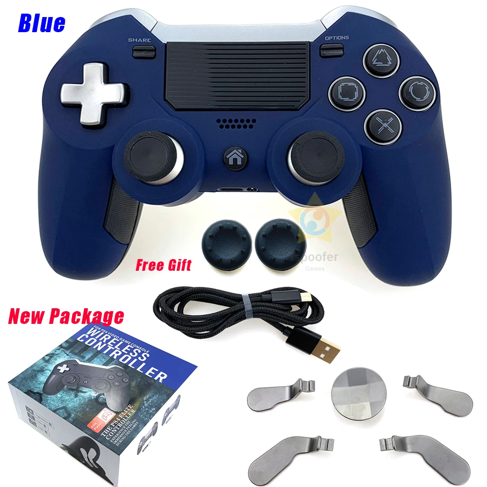 Горячая распродажа! Bluetooth беспроводной геймпад для PS4 двойная вибрация Элитная