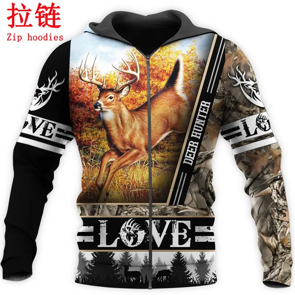 

Love Deer Hunter 3D Printed Men for women Hoodie Harajuku Fashion Hooded Sweatshirt Unisex Casual Jacket Pullover dropshipp