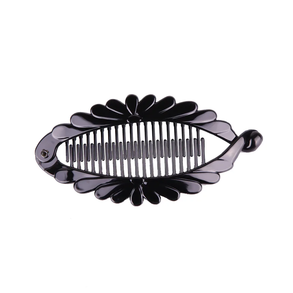 

Hair Claws Clip Fish Shape Banana Barrettes Black Hairpins Hair Accessories For Women Hair Clip Clamp ACC78