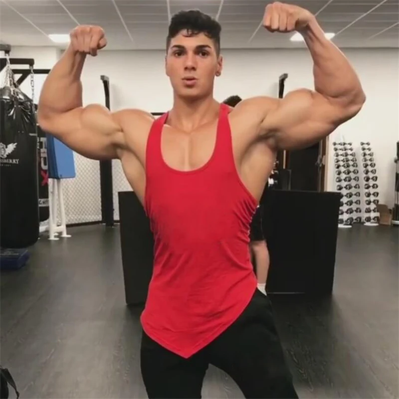 Новинка 2021 одежда для тренажерного зала спортивные мужские майки бега жилет