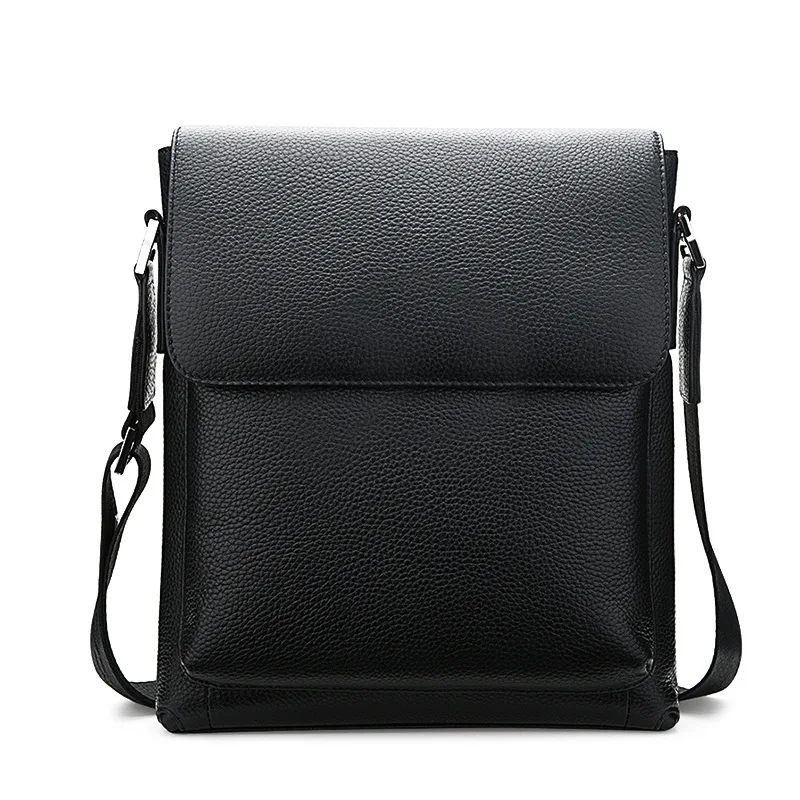 Сумка-мессенджер мужская деловая чехол из натуральной кожи для мужчин Офисная