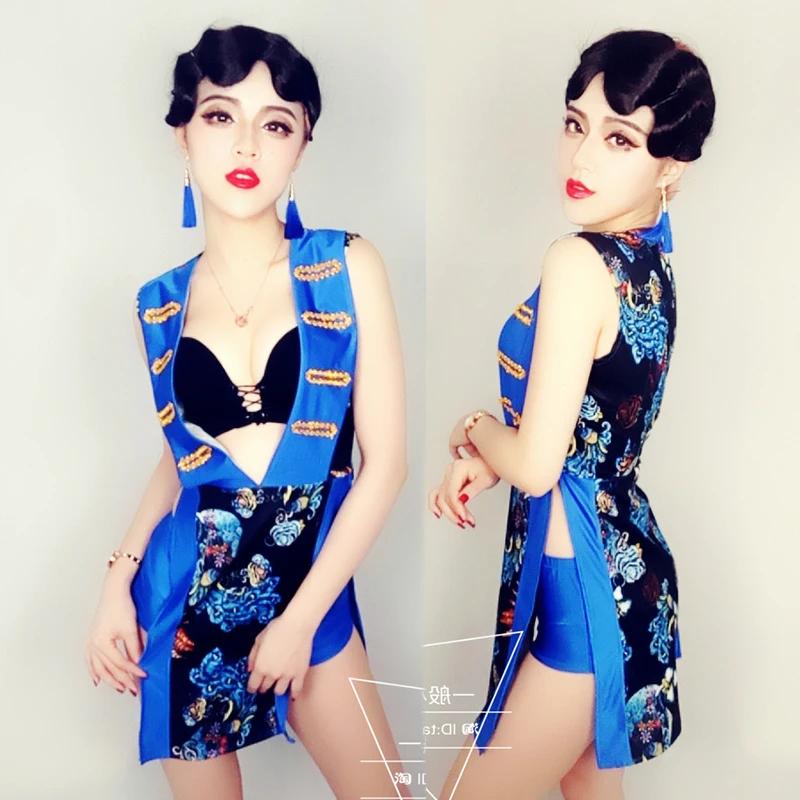 Сексуальные сценические наряды для женщин косплей Джазовый танцевальный костюм