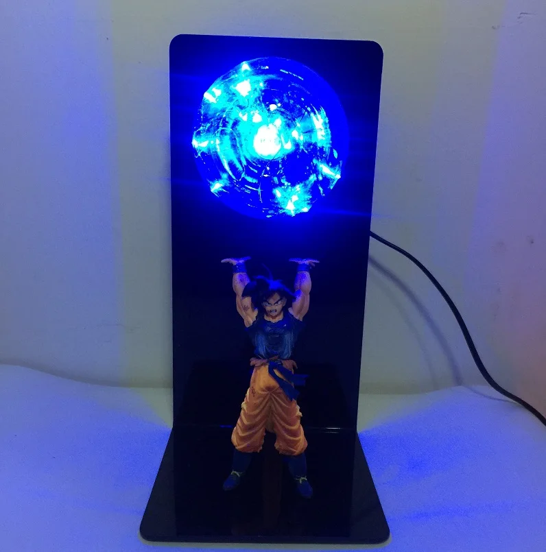 Goku kamehameha лампа Dragon Ball Led Ночник детская лава для спальни креативный Сон Гоку Chritmas