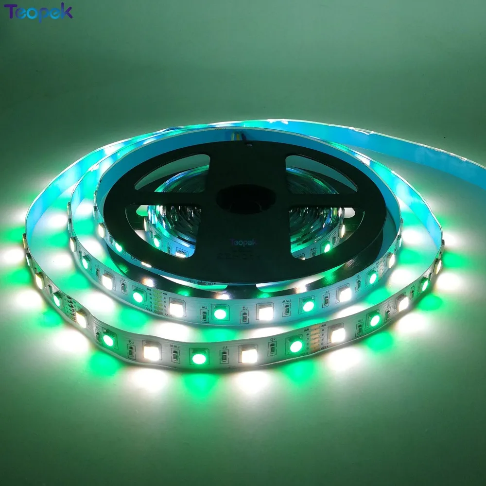 RGB CCT светодиодный светильник 5050 RGB+ двойная белая светодиодная лента e праздничное украшение светодиодный светильник s 12 v/24 V 12MM PCB 5m