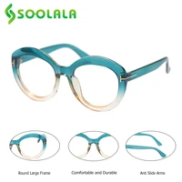 soolala plastic round transparent optical glasses frame women female 2021 clear lenses spectacle prescription myopia eyewear