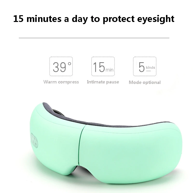 Высокочастотный Вибрационный массажер для глаз Bluetooth музыка горячий компресс