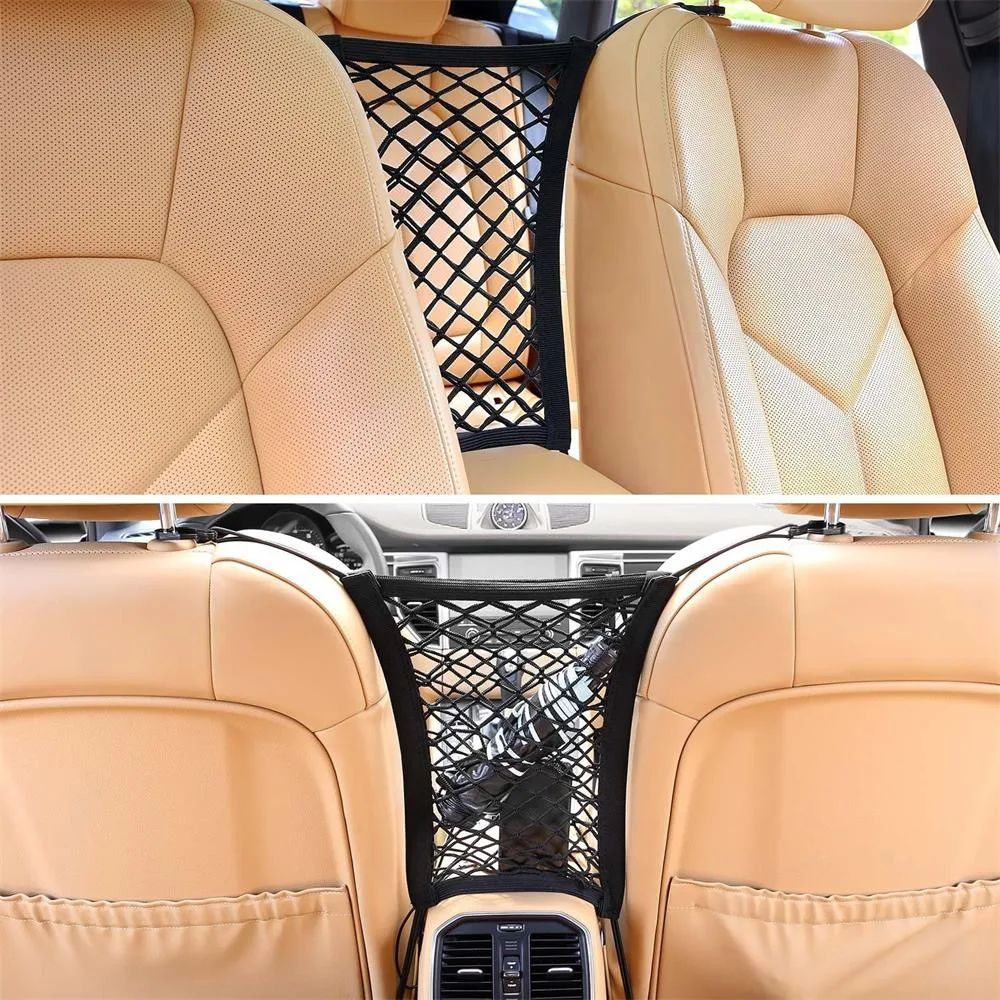 

Universal Car Dog Barrier Seat Net Organizer Stretchy Auto Backseat Storage High Elastic Polyester Mesh Efforts Saving #py0