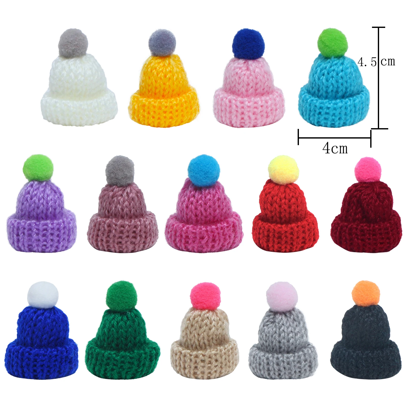 BJDBUS случайные 10 шт. кукольная обувь зимняя одежда вязаная шапка мини сапоги