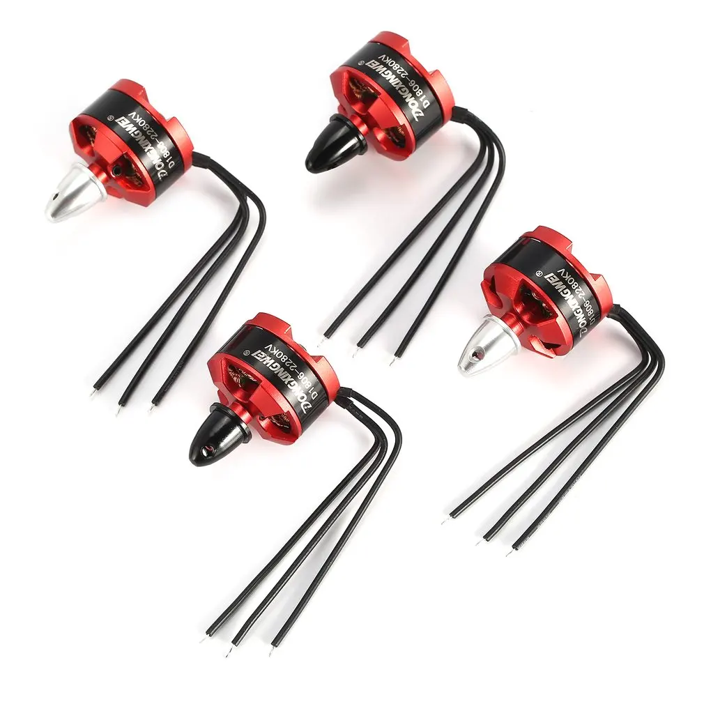 Новинка высокое качество 4 шт. Racerstar Racing Edition 1806 BR1806 2280KV 1-3S бесщеточный двигатель