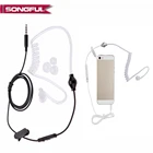 Монофонические наушники с защитой от излучения, ФБР, наушники с воздушной трубкой, наушники свободные руки, ушной крючок для Xiaomi, huawei мобильный телефон