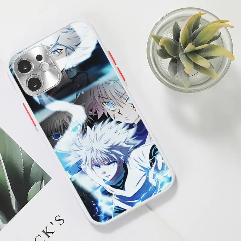 

Anime Hunter X Hunter Phone Case Clear matte transparent For white iPhone 7 8 x xs xr 11 12 pro plus max mini Funda