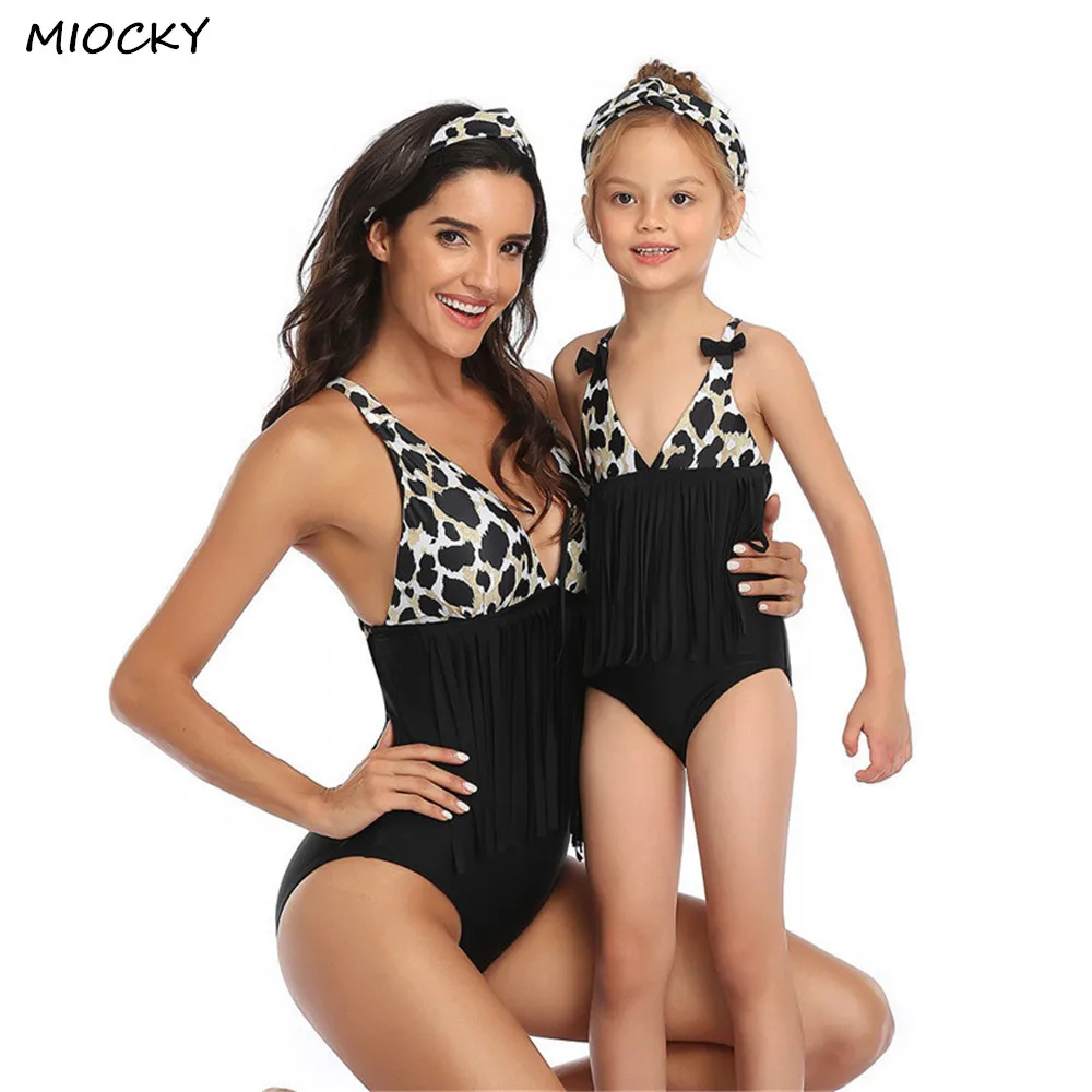 Купальный костюм Мама и я купальный из двух предметов в богемном стиле с