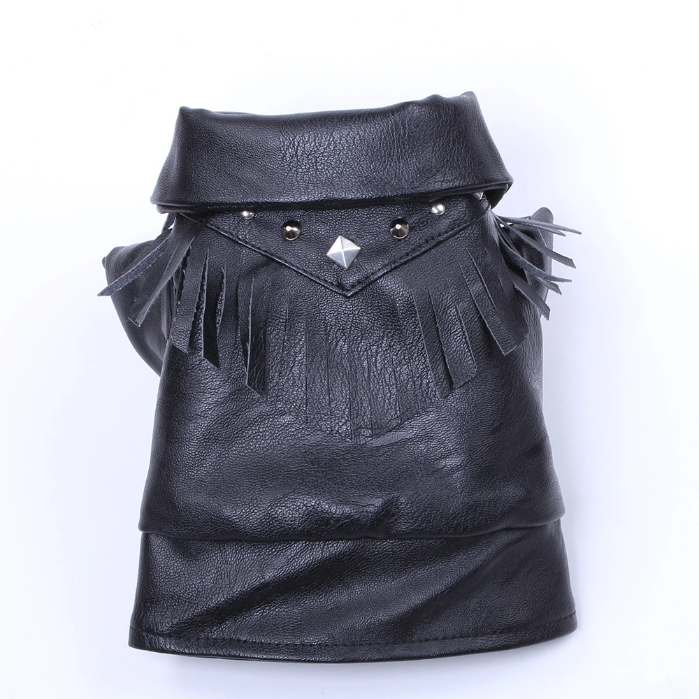 

Куртка из искусственной кожи для собак и кошек, теплая зимняя одежда для щенков, Apperal для собак и кошек маленького и среднего размера