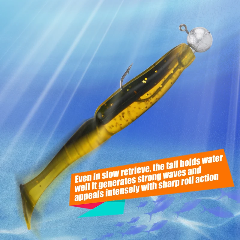 MEREDITH рыболовная приманка Crazy Shiner Shad 70 мм 90 110 130 Pesca мягкие приманки для рыбалки