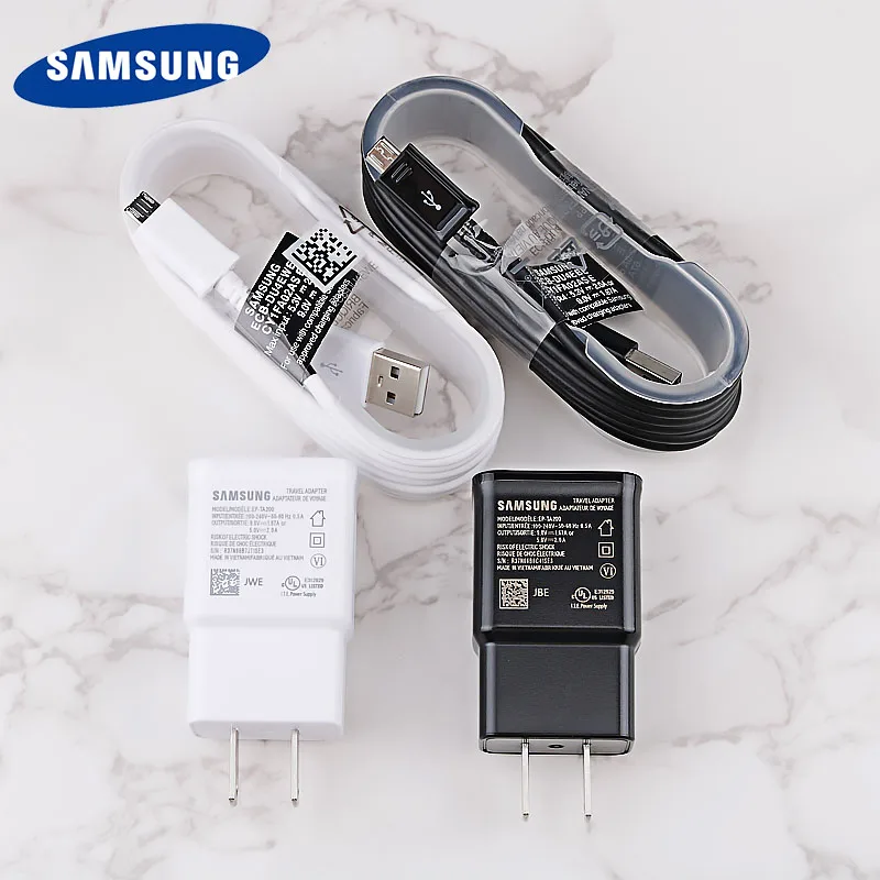 Usb-адаптер для быстрой зарядки Samsung 9 в а микро-кабель Galaxy S10 S9 S8 Plus Note 7 8 A8 A3 A70S M30S |