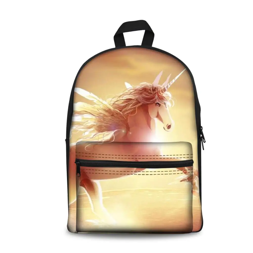 

Единорог школьные сумки детские рюкзаки Дети Волшебная лошадь для девочек мальчиков ранец рюкзак Оптовая торговля 2020 Бесплатная доставка