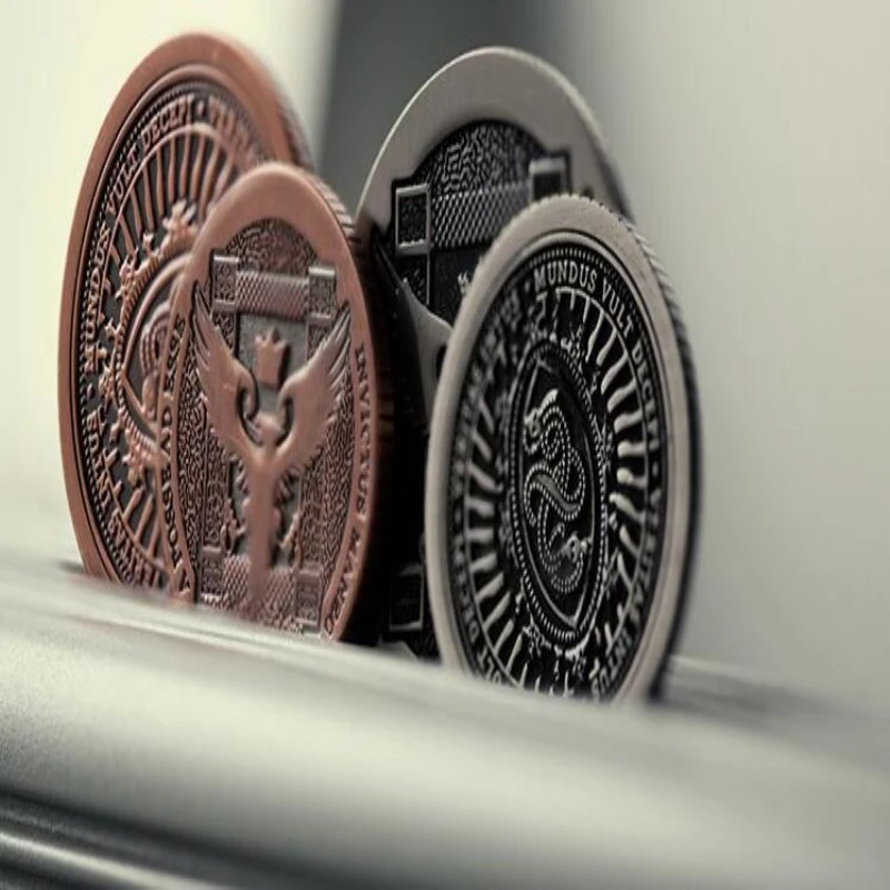 3 шт./партия Ellusionist Artifact Coin Rev 2 Half Dollar size Серебряная монета волшебные фокусы