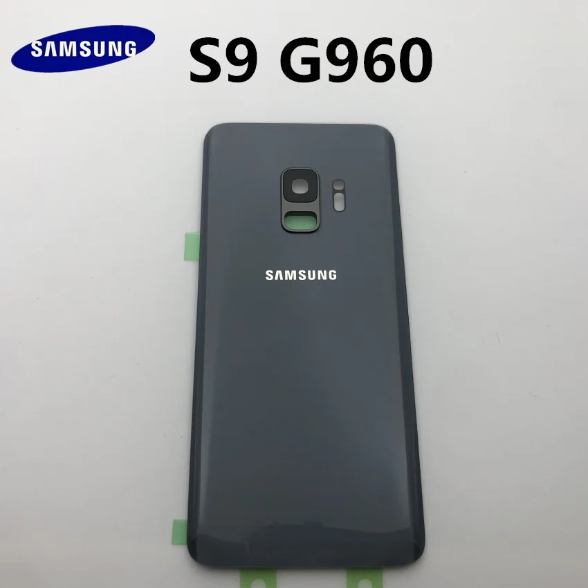 10 шт.,, новинка, для samsung Galaxy S9 edge, G960, G960F, SM-G960F, Задняя стеклянная крышка, задняя крышка, крышка батареи, замена корпуса