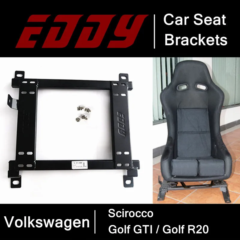 

EDDY High Strength Car Seat Base for Volkswagen Golf GTI / R20 / Scirocco Iron Stainless Car Seat Mounting Brackets Auto Parts