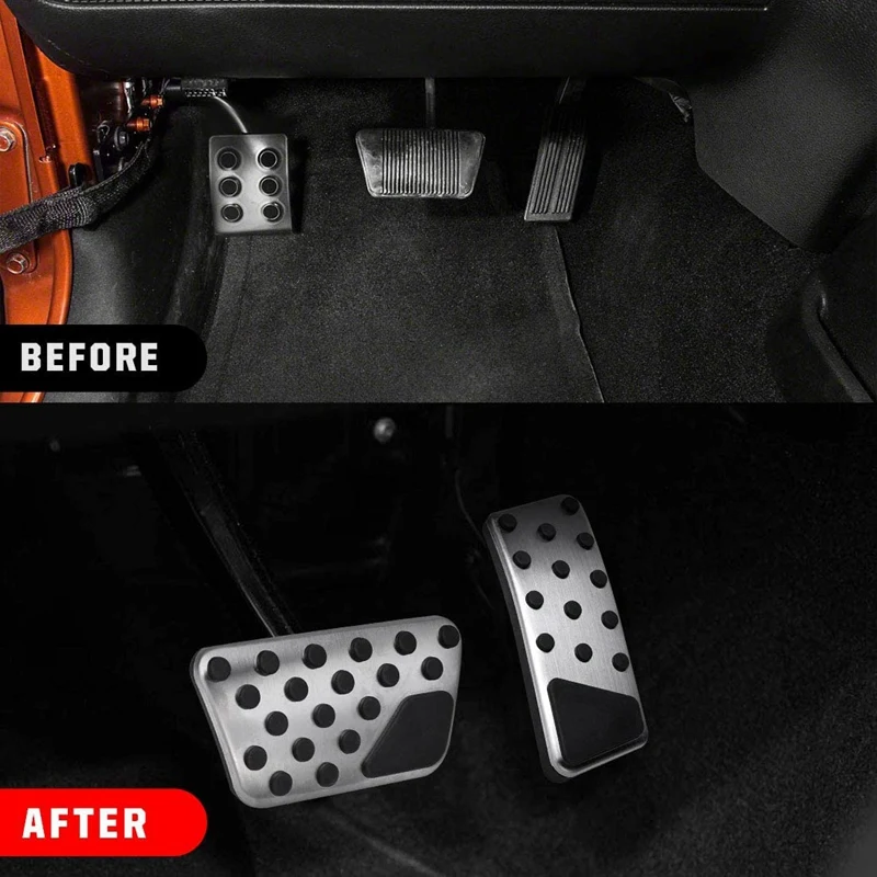 Противоскользящая педаль газа и тормоза для моделей Jeep Wrangler JK JKU 2007 2017 2