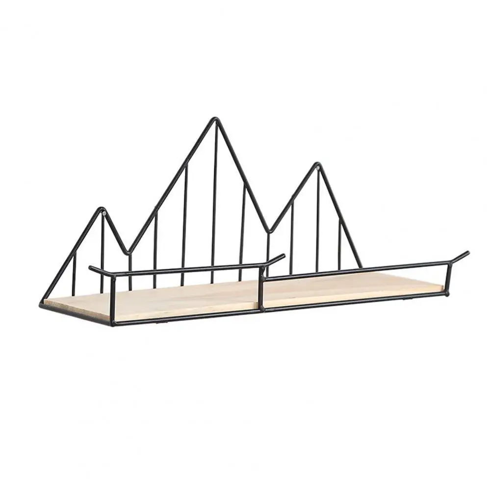 

Нордическая деревянная железная настенная полка кактус облако в форме горы настенный стеллаж для хранения Организация домашнего декора DIY ...