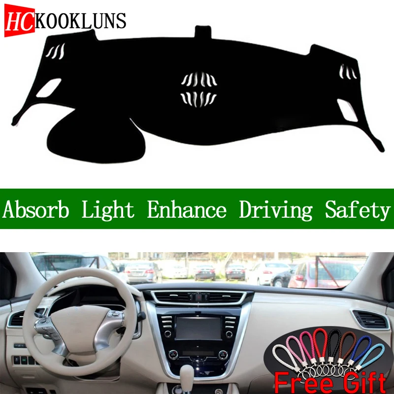 

For Nissan Murano 2015 2016 2017-2019 Dashboard Cover Sun Shade Dash Mat Pad Carpet Car Stickers Interior Accessories