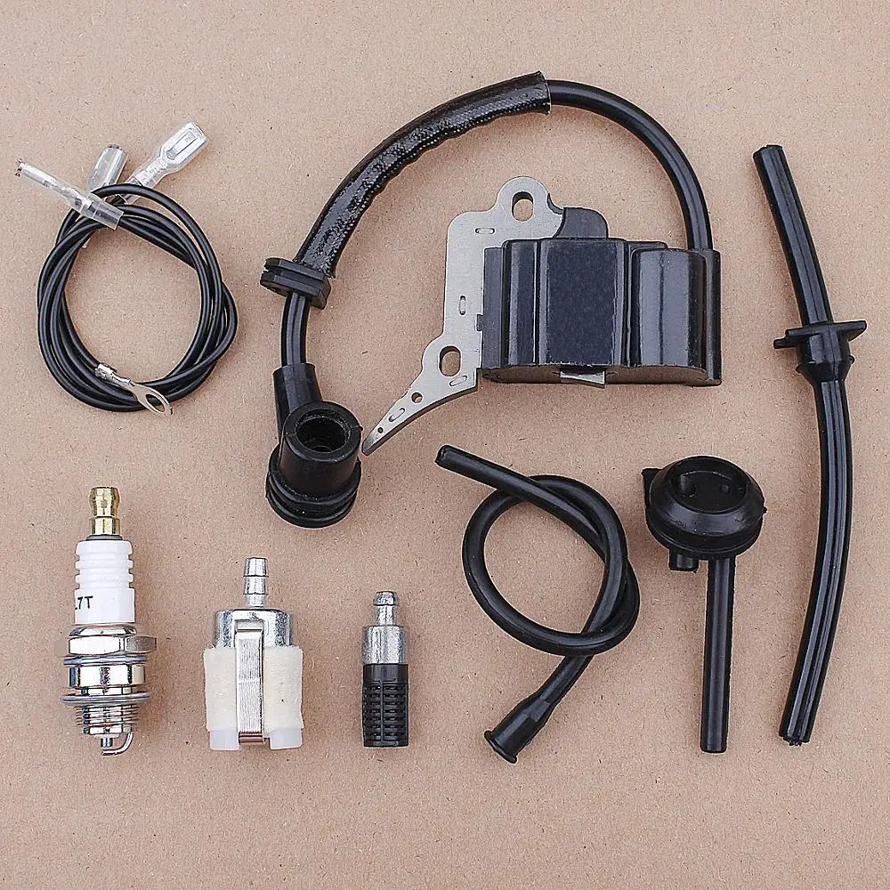 

Ignition Coil Module Fuel Filter Line Pipe Kit For Chinese Chainsaw 2500 25CC Zenoah G2500 Garden Spare Parts