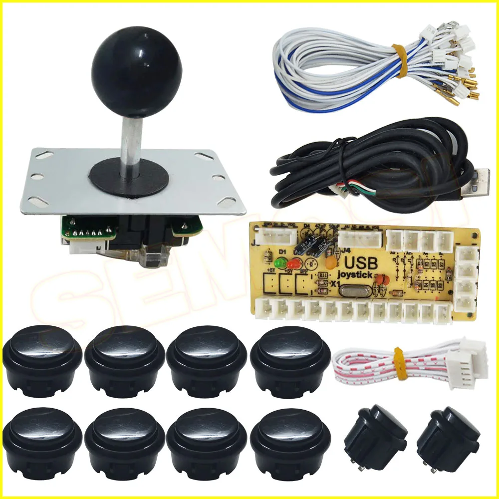 USB кодировщик с нулевой задержкой аркадные кнопки джойстика набор сделай сам