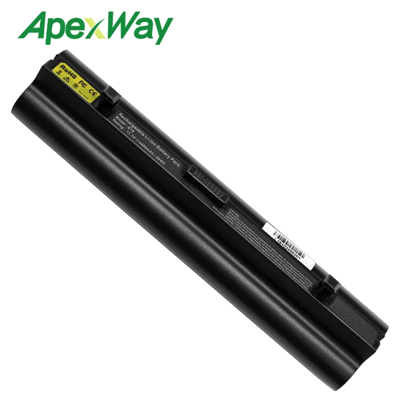 Аккумулятор Apexway для ноутбука Lenovo S9 S10 S10C S10e S12 L08C3B21 L08S6C21 L08S3B21 6 ячеек | Компьютеры и