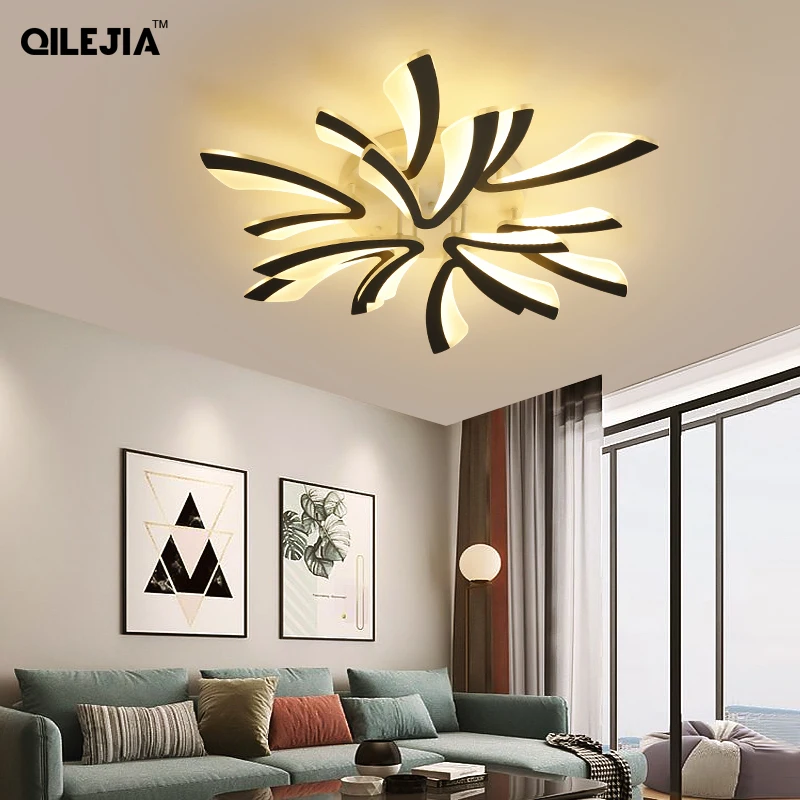 $49.68 Led ceiling light for living room bedroom White/Black Simple Plafond led ceiling lamp home lighting fixtures AC90-260V