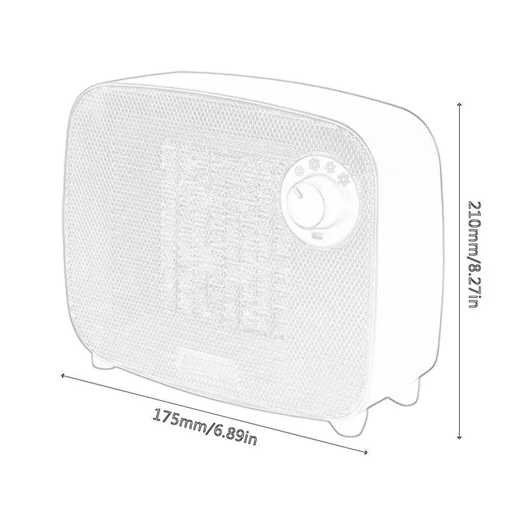 

Creative Desktop Heater Office Home Small Heater Student Bathroom Electric Heating Mini Silent Heater