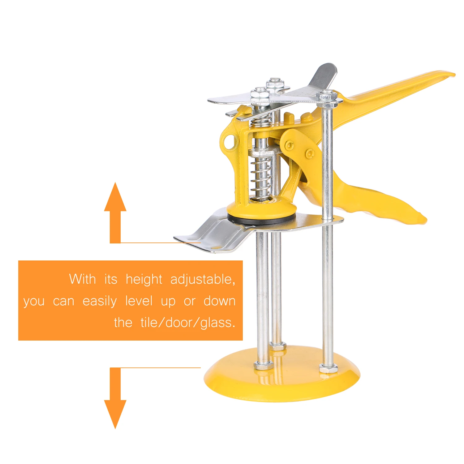 

Wall Tile Leveler Locator Portable Tile Leveling System Tool with Adjustable Height Holds Up to 220lb Leveling System