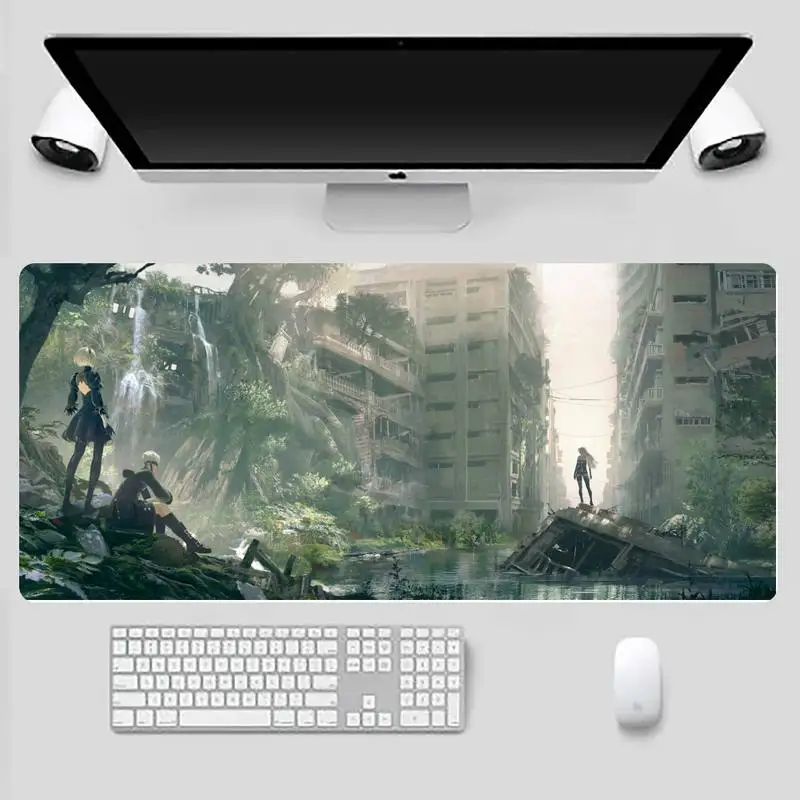 

nier game Comfort Mouse Mat Gaming Mousepad X XL XXL Non-slip Cushion Thickness 2mm LockEdge equal LE