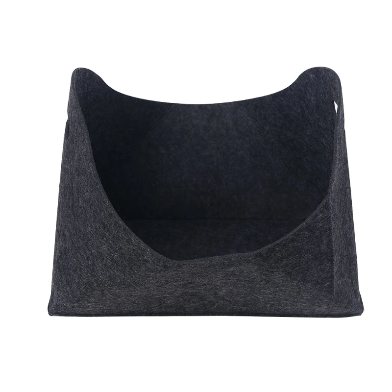 

50LD Felt Storage Basket Portable Large Laundry Hamper Newspaper Magazine Toy Multi-u