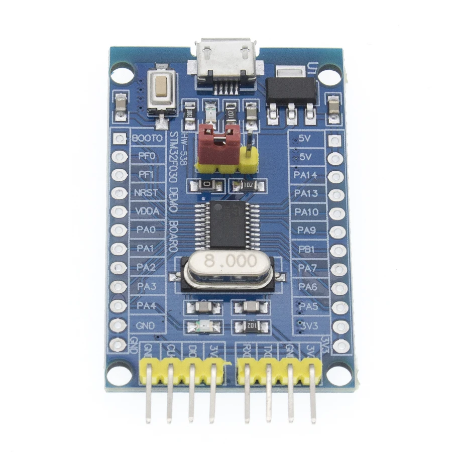 Мини Системная плата для разработки STM32F030F4P6 ARM Core SWD/ISP MicroUSB с процессором Micro