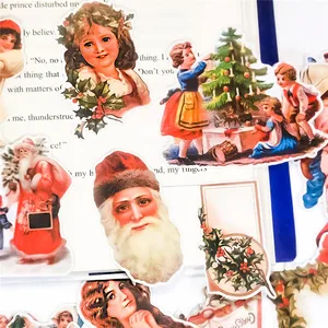 17 шт., рождественские наклейки для рукоделия и скрапбукинга, детские игрушки, декоративная наклейка на книгу наклейки, Канцтовары для рукоделия