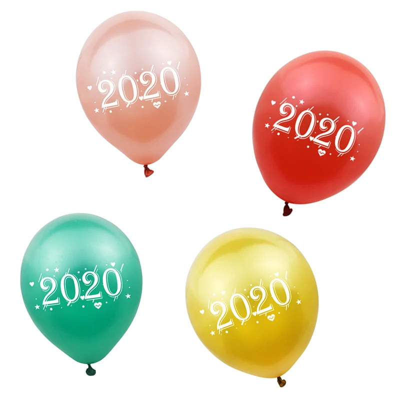 Латексные воздушные шары 2020 для новогодней рождественской вечеринки свадьбы
