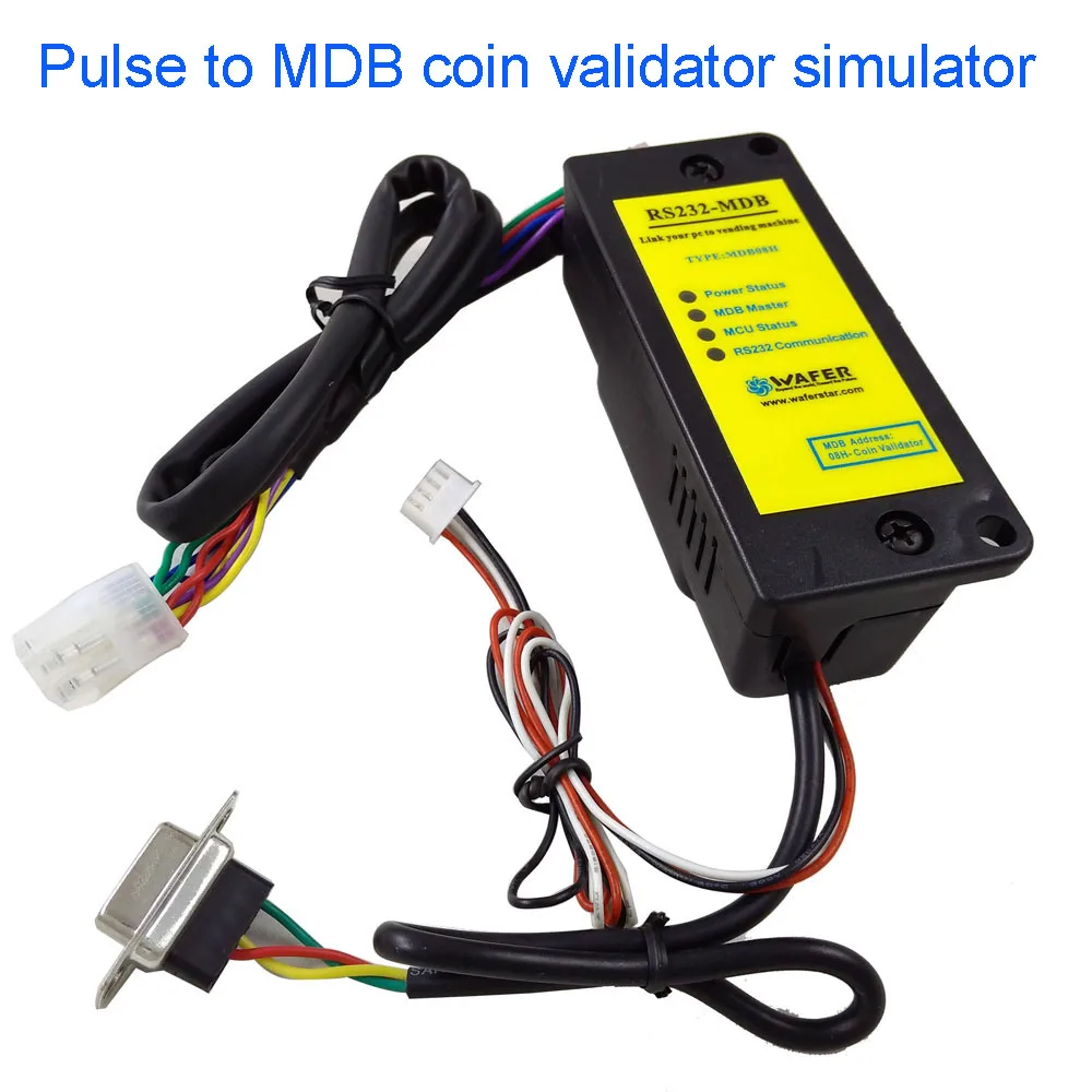 Блок адаптеров MDB 20 шт. работает как симулятор валидатора монет RS232 и Pulse для