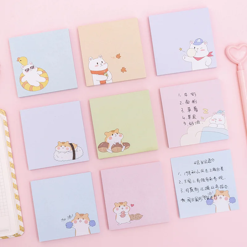 

Kawaii Cat Memo Sheets Planner Stickers Cute Sticky Notes Paper Posted It Memo Pads Notepad Korean Stationery School Supplies