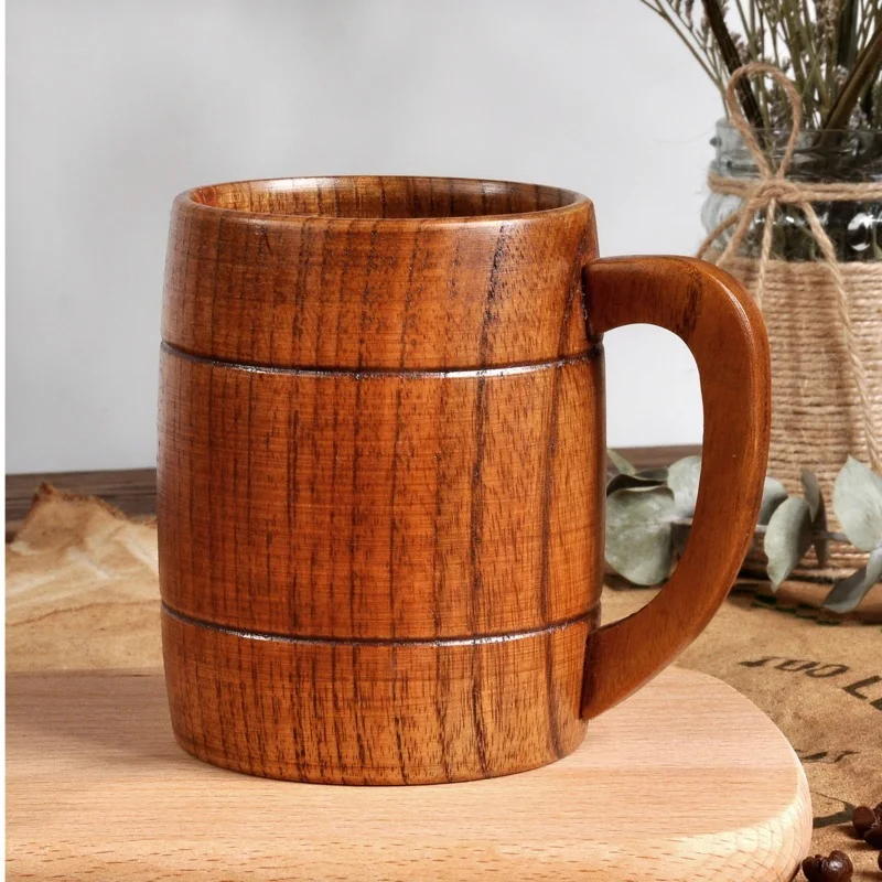 

350 мл, классический стиль, чашка из натурального дерева, деревянное пиво, искусственное пиво для вечерние, новые подарки, экологически чисты...