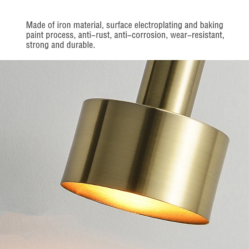 Скандинавский Железный прикроватный настенный светильник E27 лампа для магазина