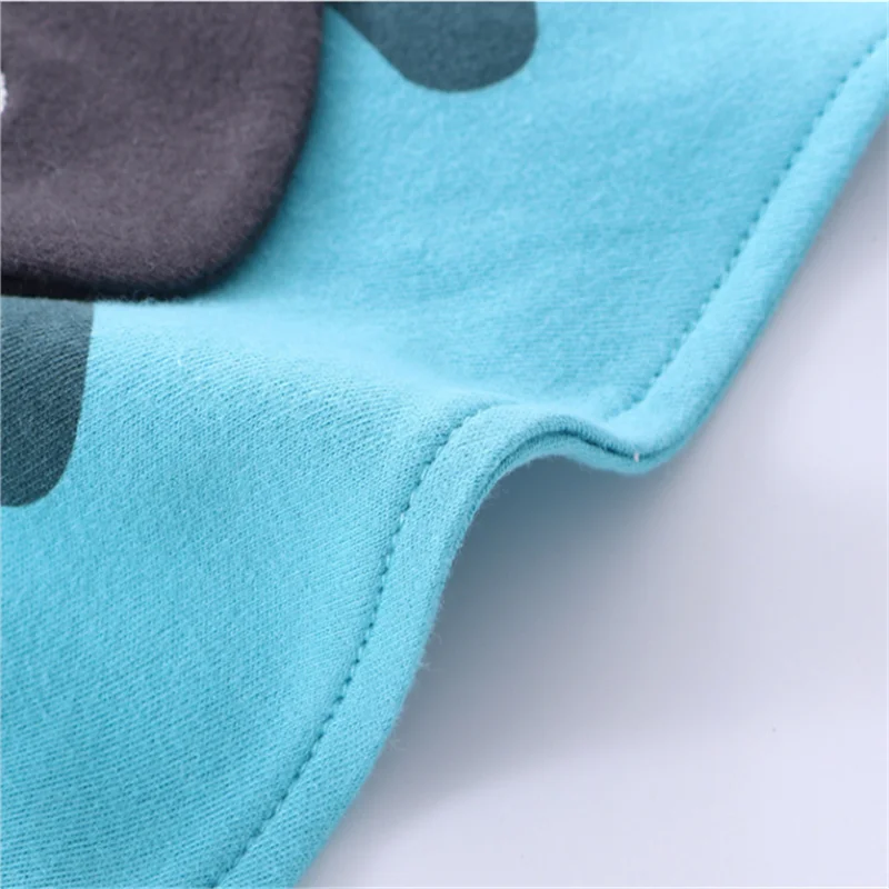 

Baby Bibs Triangle Double Cotton Bibs Cartoon Saliva Towel Baby Boys Girls Feeding Apron Cotton Bandana Bibs Burp Cloth