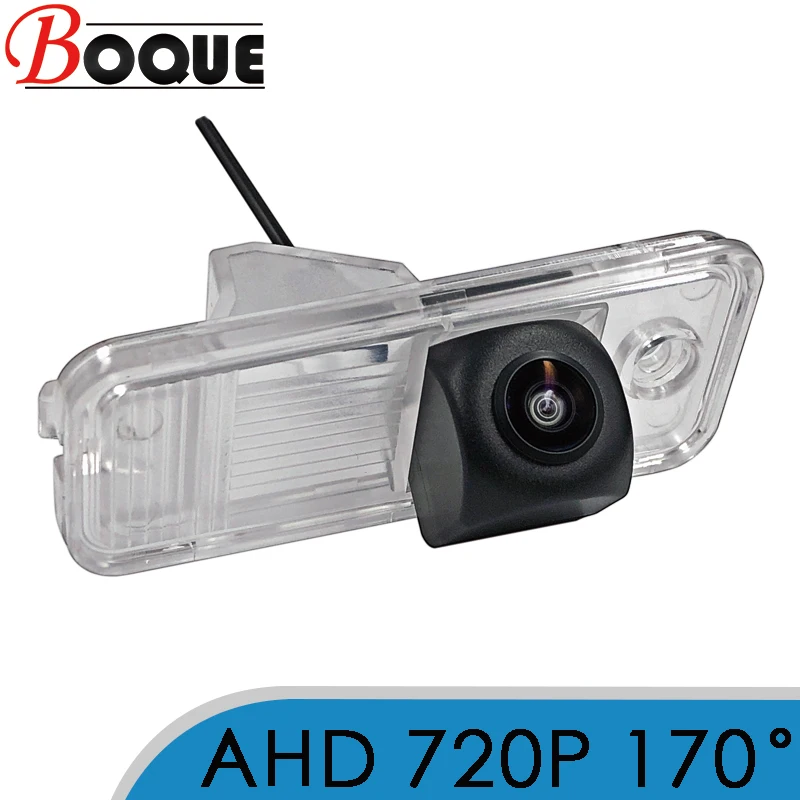 BOQUE 170 Degree 1280x720P HD AHD Car Vehicle Rear View Reverse Camera For Kia Carens Rondo RP 2013~2020